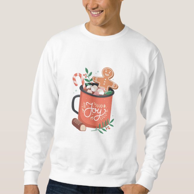 SUDADERA NAVIDADES DE COCOA CALIENTE (Anverso)