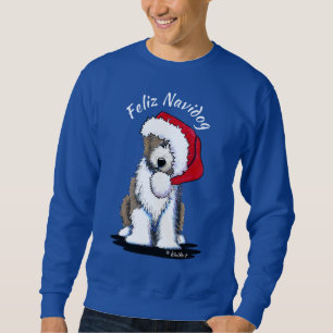 Sudadera Navidades de Collie con barba de KiniArt