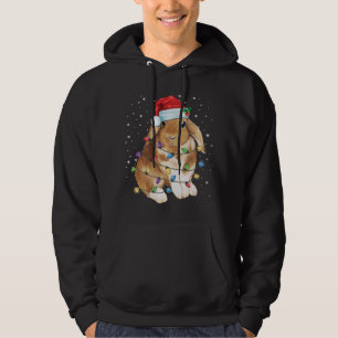 Sudadera Navidades de conejo conejo alumbran Navidad divert