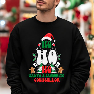 Sudadera Navidades de consejeros favoritos de Ho Ho Ho Ho H