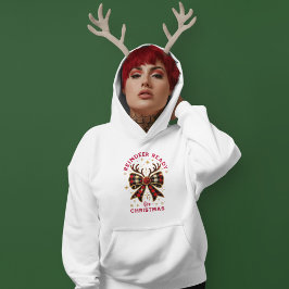 Sudadera Navidades de Coquette Residen Reindeer Ready Bow