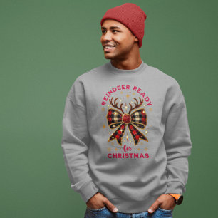Sudadera Navidades de Coquette Residen Reindeer Ready Bow