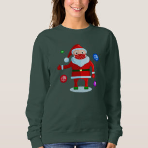 Sudadera navidades de coronavirus mascarilla santa copo de 