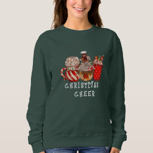 Sudadera Navidades de crema de café Sweatshirt Holiday Hood