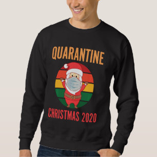 Sudadera Navidades de cuarentena Vintage Santa Family Matin