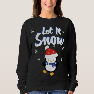 Sudadera Navidades de Cuta Pingüino en Navidad
