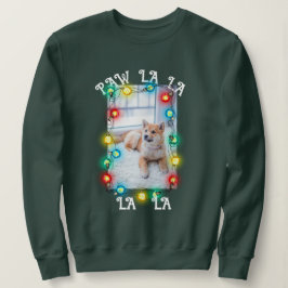 Sudadera Navidades de Cute Dog Paw la la Mascota Foto Sweat