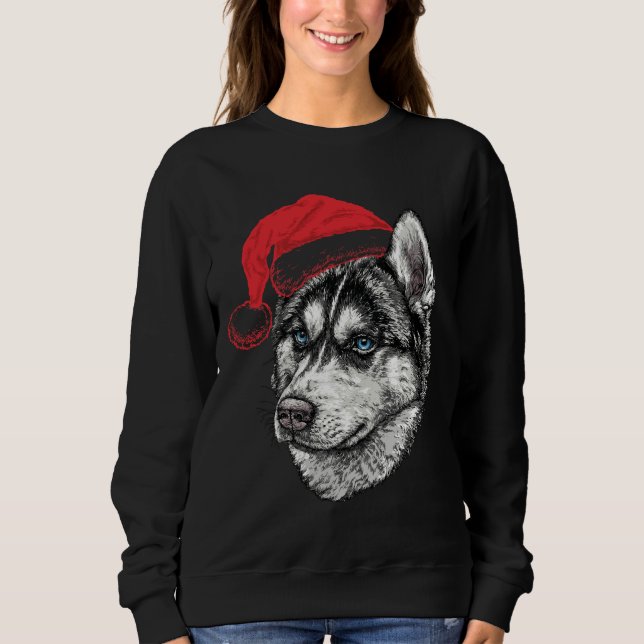Sudadera Navidades de Cute Husky (Anverso)