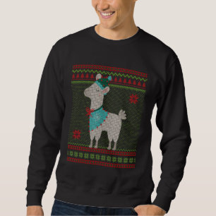 Sudadera Navidades de Cute Llama Alpaca Fiesta ABX067