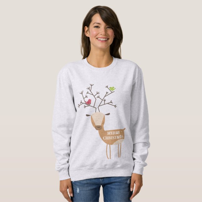 Sudadera Navidades de Deer Birds (Anverso completo)