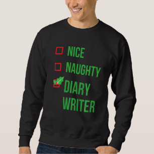 Sudadera Navidades de Diary Writer Funny Pajama
