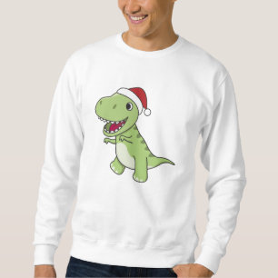 Sudadera Navidades de Dinosaurios Niegan Invierno T-Rex Din
