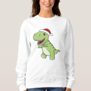 Sudadera Navidades de Dinosaurios Niegan Invierno T-Rex Din