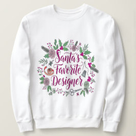Sudadera Navidades de diseño favoritos de Santa Claus cosie