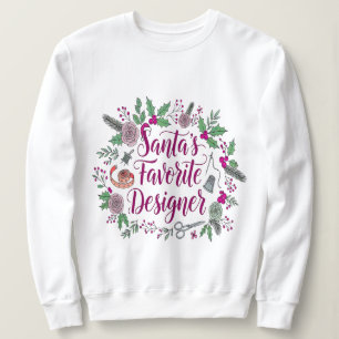 Sudadera Navidades de diseño favoritos de Santa Claus cosie