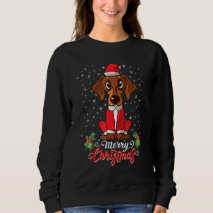 Sudadera Navidades de Dog Costume Dachshund Hombres Mujeres
