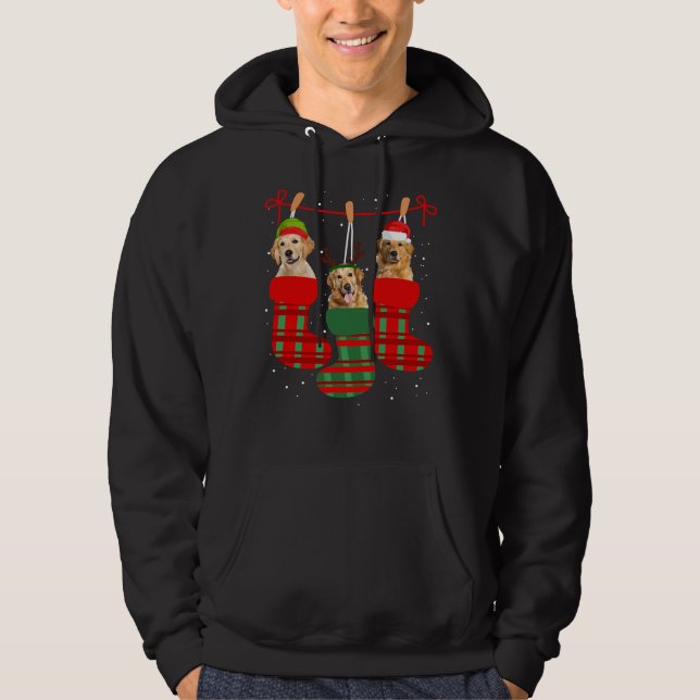 Sudadera Navidades de Dog Golden Retriever (Anverso)