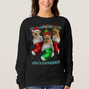 Sudadera Navidades de Dog Golden Retriever Socks 372