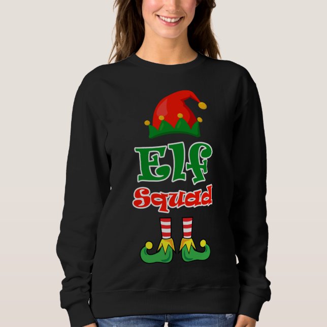 Sudadera Navidades de Elf Squad (Anverso)