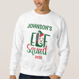 Sudadera Navidades de Elf Squad que coinciden con la famili