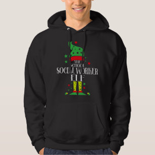 Sudadera Navidades de Elf, trabajador social escolar, diver