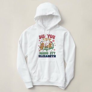 Sudadera Navidades de enfermeras de pan de jengibre, ¿inten