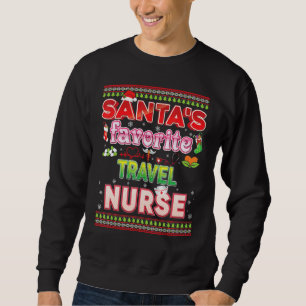 Sudadera Navidades de enfermeras de viaje favoritos de Sant