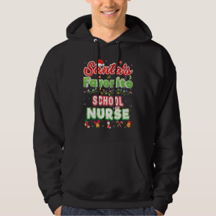 Sudadera Navidades de enfermería favorita de Santa Hat Li
