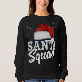 Sudadera Navidades de equipo Santa Squad familia coincidien