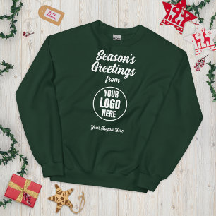 Sudadera Navidades de eslóganes de logotipos de empresas de