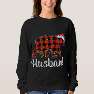 Sudadera Navidades de familia con juego de búfalos y marido