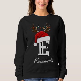 Sudadera Navidades de familia monogramados que coinciden co
