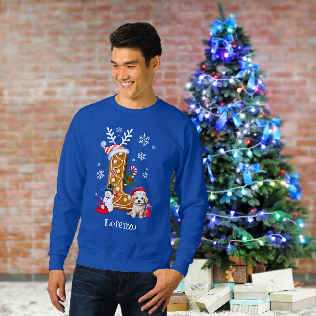 Sudadera Navidades de familia Santa Gingerbread Alphabet L  (Subido por el creador)