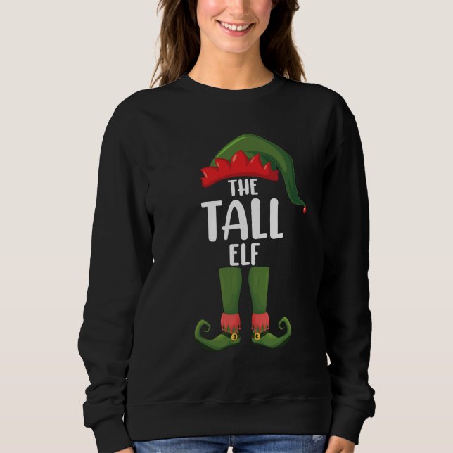 Sudadera Navidades de familia Tall Elf Mating (Anverso)