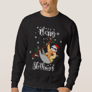 Sudadera Navidades de Feliz Slothmas Divertida Cuta