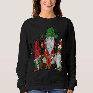 Sudadera Navidades De Festividades Verdes Y Rojas Gnome Esc