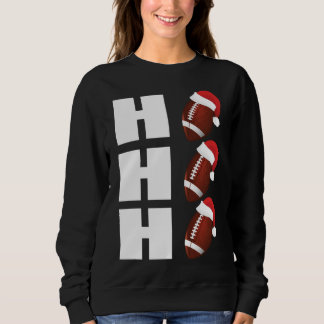 Sudadera NAVIDADES de Fútbol divertidos de HO HO Santa Hat