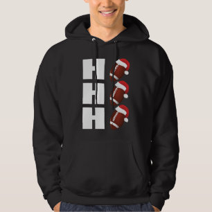 Sudadera NAVIDADES de Fútbol divertidos de HO HO Santa Hat