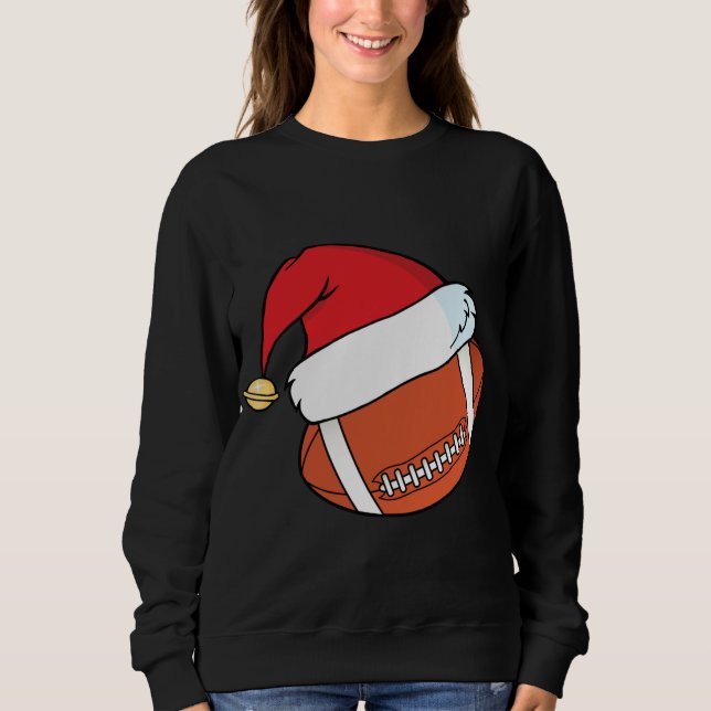 Sudadera Navidades de fútbol Gorra de Santa Claus (Anverso)