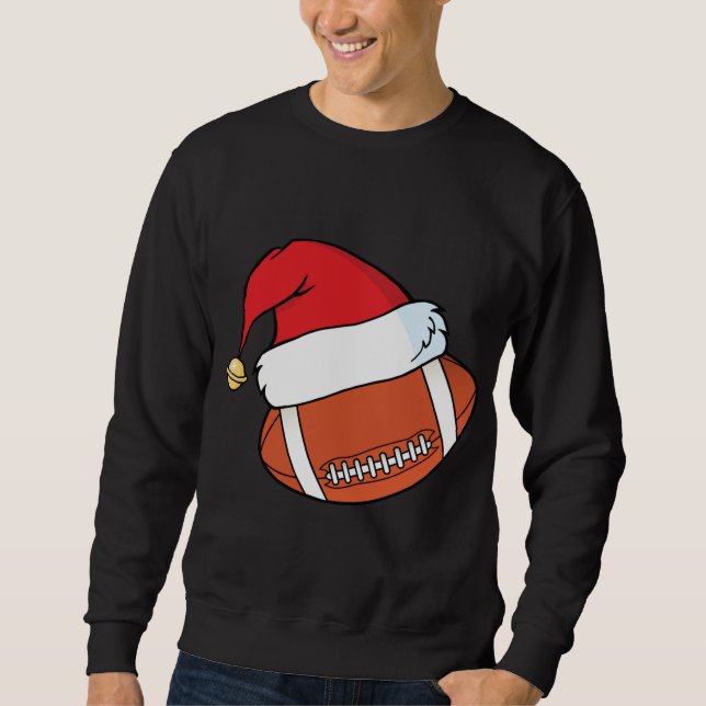 Sudadera Navidades de fútbol Gorra de Santa Claus (Anverso)