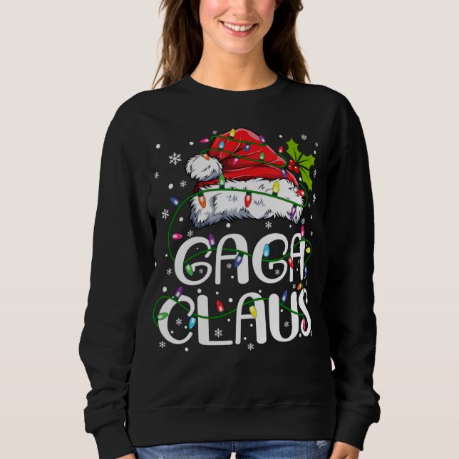 Sudadera Navidades de Gaga Claus aluden a la familia Pajama (Anverso)