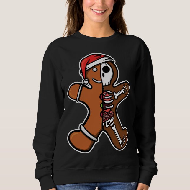 Sudadera Navidades de Gingerbread Médica de Medicina Intern (Anverso)