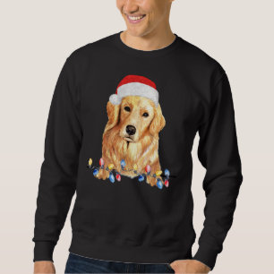 Sudadera Navidades de Golden Retriever iluminan al dueño de