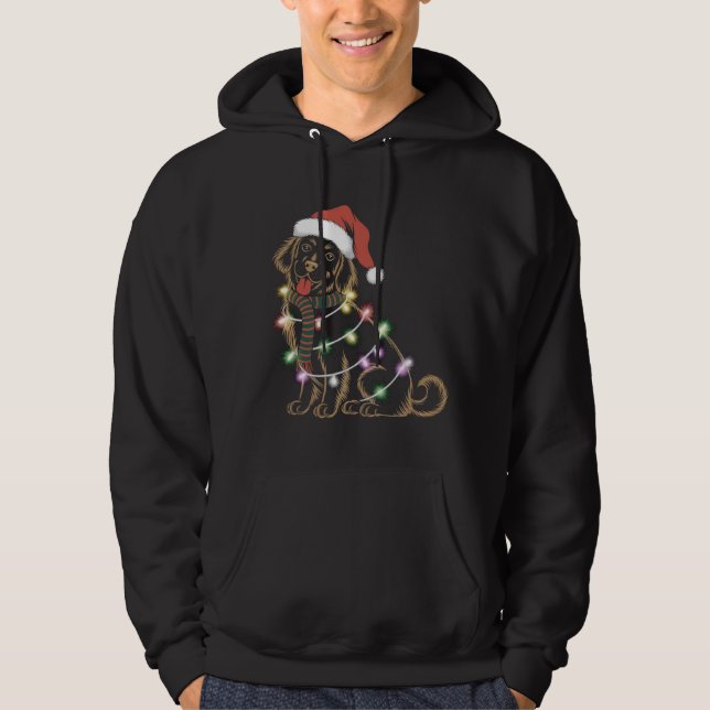 Sudadera Navidades de Golden Retrivers (Anverso)