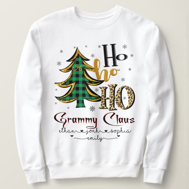 Sudadera Navidades de Grammy Claus (Anverso del diseño)