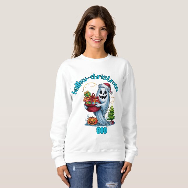 Sudadera navidades de hallow Boo (Anverso completo)