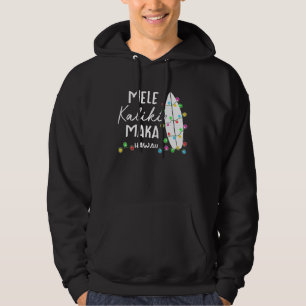 Sudadera Navidades de Hawái: Regalos Mele Kalikimaka Surfbo