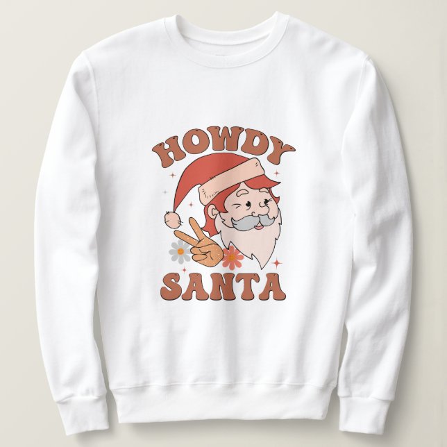 Sudadera Navidades de Howdy Santa (Anverso del diseño)