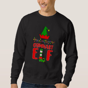 Sudadera Navidades de iluminación familiar Gymnast Elf Matc