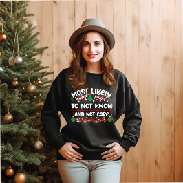 SUDADERA NAVIDADES DE INVIERNO TIPOGRAFÍA FUNNY